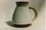 Flask-pitcher w/ crescent handle